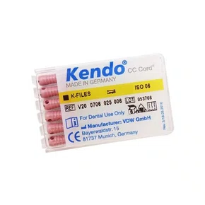 LIMA MANUAL K-FILE N 06 25MM C/6 UNIDADES - KENDO