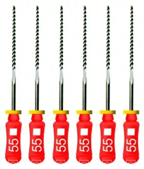 Lima Manual K-File Nº 55 25mm C/6 Unidades Maillefer - Dentsply