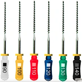 Lima Manual K-File Sortida N° 90–140 21mm C/6 Unidades Maillefer – Dentsply