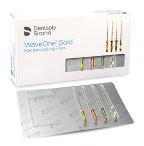 Lima Reciprocante Wave One Gold Sortida 25 mm C/4 Unidades Maillefer - Dentsply