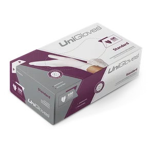 LUVA DE PROCEDIMENTO LATEX BRANCA TAM PP - UNIGLOVES