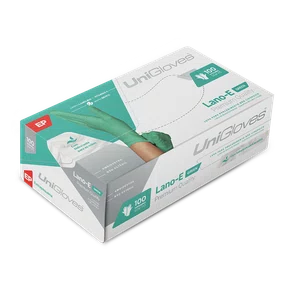 LUVA DE PROCEDIMENTO LATEX VERDE SEM PO COM HIDRATANTE TAM PP - UNIGLOVES