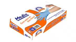 Luva De Procedimento Nitrilo Azul Sem Po Tam P - Medix