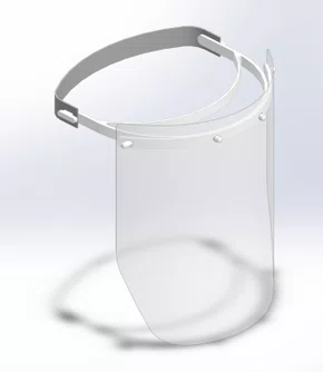 MASCARA DE PROTECAO FACE SHIELD PLUS BRANCO - PREVEN