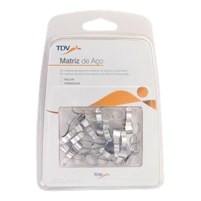 MATRIZ DE ACO PARA MOLAR C/20 UNIDADES - TDV