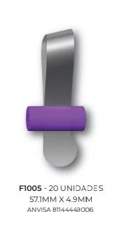 Matriz de Aço Ultrasteel c/ 20 Unidades (F1005) 57,1mm x 4,9mm – American