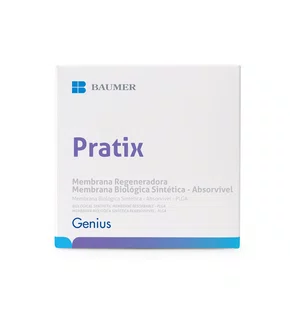 MEMBRANA BIOLOGICA SINTETICA ABSORVIVEL PRATIX PEQUENA 15X25MM - BAUMER