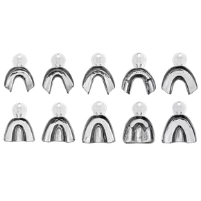 MOLDEIRA DE INOX (DENTADO) LISA ADULTO I-1 - TECNODENT