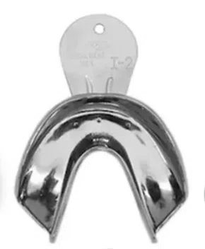 Moldeira De Inox (Dentado) Lisa Adulto Inferior I-2 - Tecnodent
