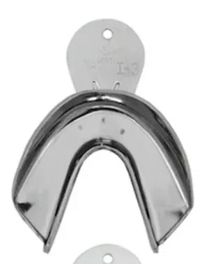 Moldeira De Inox (Dentado) Lisa Adulto Inferior I-3 - Tecnodent