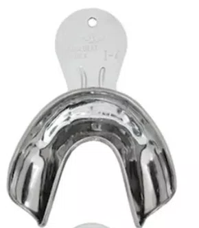 Moldeira De Inox (Dentado) Lisa Adulto Inferior I-4 - Tecnodent