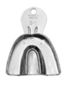 Moldeira De Inox (Dentado) Lisa Adulto Superior S-1 - Tecnodent