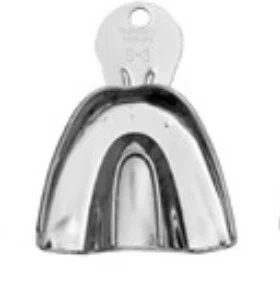 Moldeira De Inox (Dentado) Lisa Adulto Superior S-3 - Tecnodent