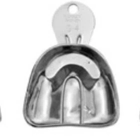 Moldeira De Inox (Dentado) Lisa Adulto Superior S-4 - Tecnodent