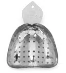 MOLDEIRA DE INOX (DENTADO) PERFURADA ADULTO S-4 - PR