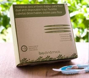 MOLDEIRA DESCARTAVEL DUPLA PARA FLUOR AZUL (M) C/50 - BIODINAMICA