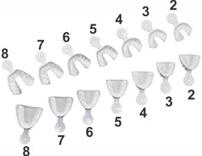 Moldeira Plástica N 6 Sup/Inf Branca Autoclavável - Maquira