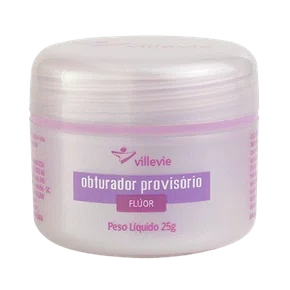 OBTURADOR PROVISORIO C/FLUOR LILAS - VILLEVIE