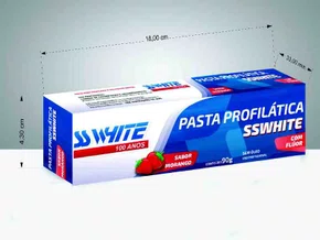 PASTA PROFILATICA MORANGO - SSWHITE