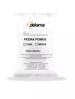 PEDRA POMES FINA 1KG - DEFAMA