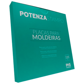 Placa para Moldeira Soft 1mm Quadrada C/10 - PHS