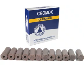 PONTA DE BORRACHA MARROM C/100 - CROMOX
