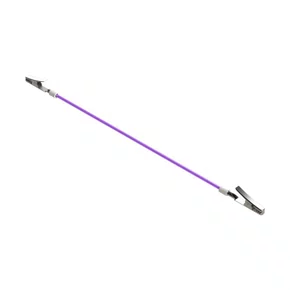 PRENDEDOR DE BABADOR JACARE SLIM LILAS - INDUSBELLO