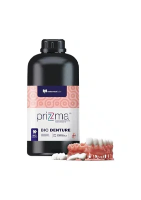 Resina Impressao 3D Prizma Bio Denture Rosa Medio 500g - Makertech Labs