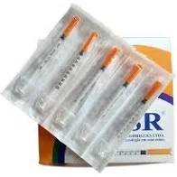SERINGA DESCARTAVEL 0,5ML (6X0,25) P/ INSULINA - SR