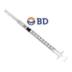 Seringa Descartável 1ml 0,38x13mm 27,5G C/Ag Luer Slip - BD