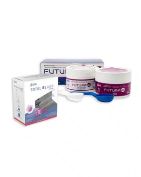 Silicone de Adição Futura AD Denso 500 ml + Clareador Total Blanc Home 10% C/6 - DFL