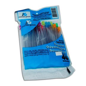 Sugador Descartável Colorido C/40 - A&G