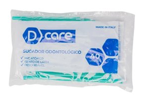 Sugador Descartável Verde C/40 - D Care