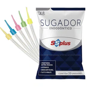 SUGADOR ENDODONTICO DESCARTAVEL C/20 - SSPLUS