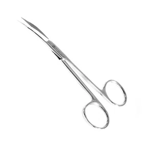 Tesoura Goldman Fox Curva de 11,5cm  (567.11) - Quinelato