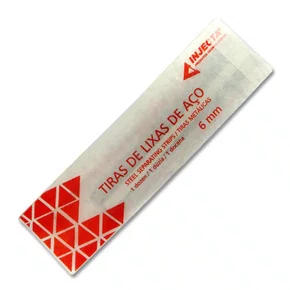 Tira de Lixa de Aço 6mm - Injecta