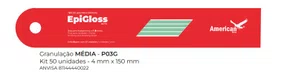 Tira de lixa Epigloss Light tira média c/50 (P03G) - American