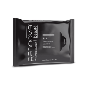 Toalha Micelar Beauté 5 Em 1 C/40 Unidade - Rennova