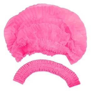 TOUCA DESCARTAVEL SANFONADA C/50 ROSA - PROTDESC