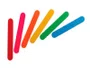 ABAIXADOR DE LINGUA COLORIDO INFANTIL TIC-TONG COM SABOR C/10 - AGAPLASTIC