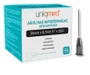 Agulha Descartável 25 x 0,70 mm (22G) – Caixa com 100 unidades | Uniqmed