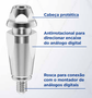 Análogo Munhão Digital Aço 4,2x6mm Arcsys (183404) - Fgm