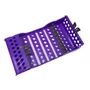 Estojo Autoclavável Com Silicone 8 Furos Roxo - 6b Invent