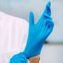 Luva de Procedimento Nitrílica Azul G - Safemax
