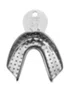 Moldeira De Inox (Dentado) Perfurada Adulto Inferior I-3 - Tecnodent