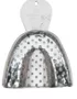 Moldeira De Inox (Dentado) Perfurada Adulto Superior S-2 - Tecnodent