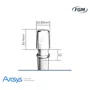 Munhão Angulável 3x4x5,5 Arcsys (020704) - Fgm
