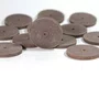 RODA DE BORRACHA MARROM C/100 - CROMOX
